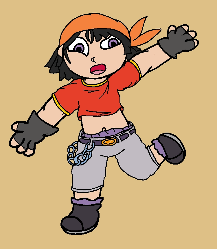 fully clothed alt but without the ki blast effect