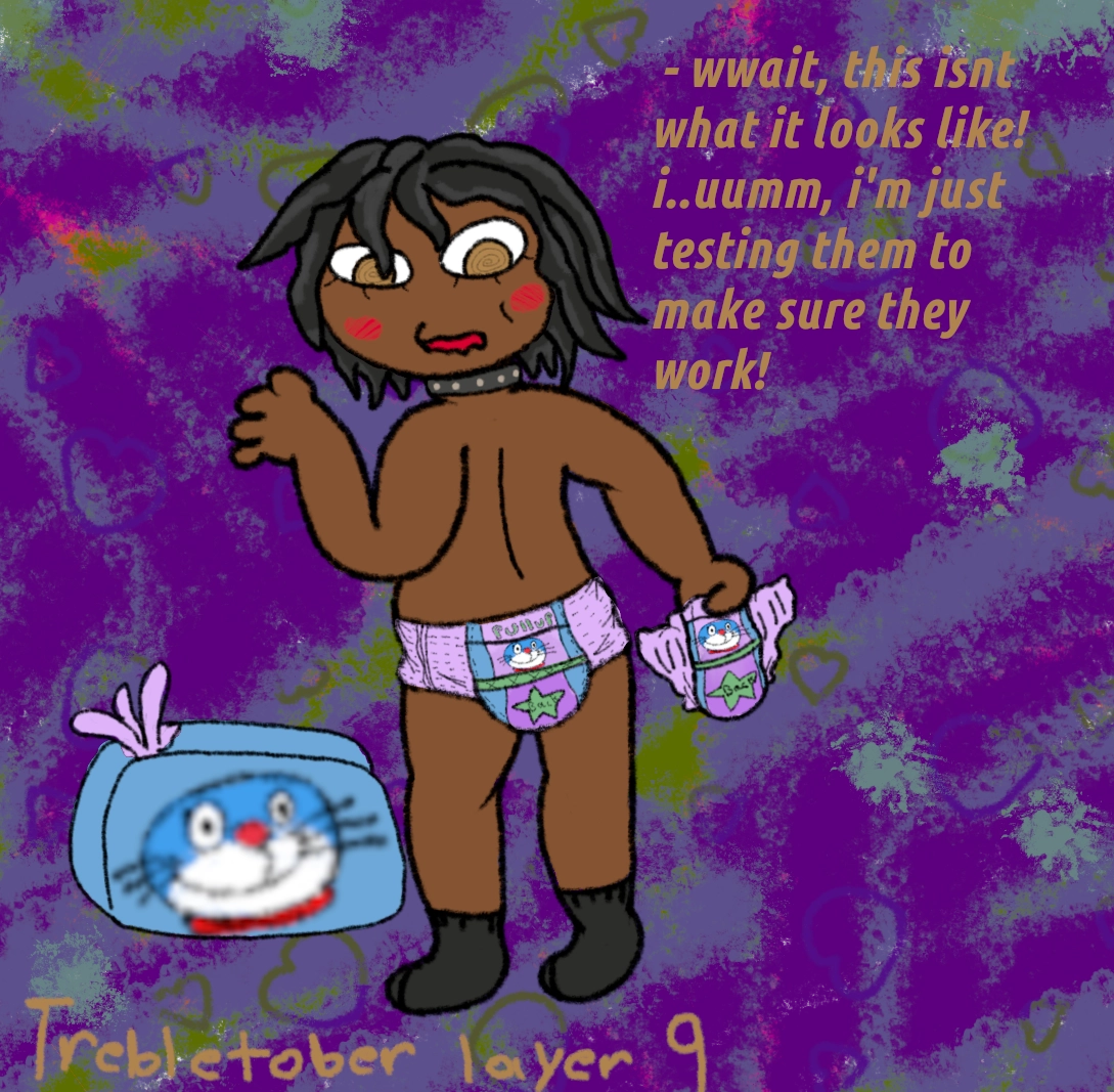 pullup only alt! so cute in her doroamon pullup