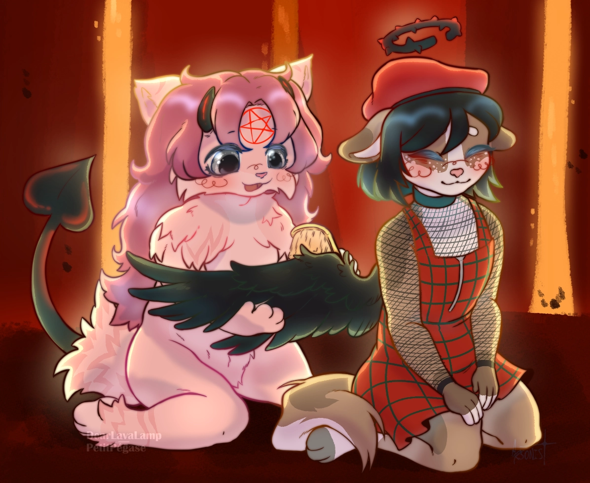 Two underage furries.