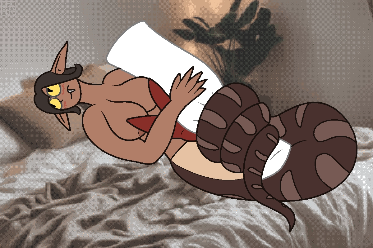 alt of previous image, with two erect penises and blushy face.
