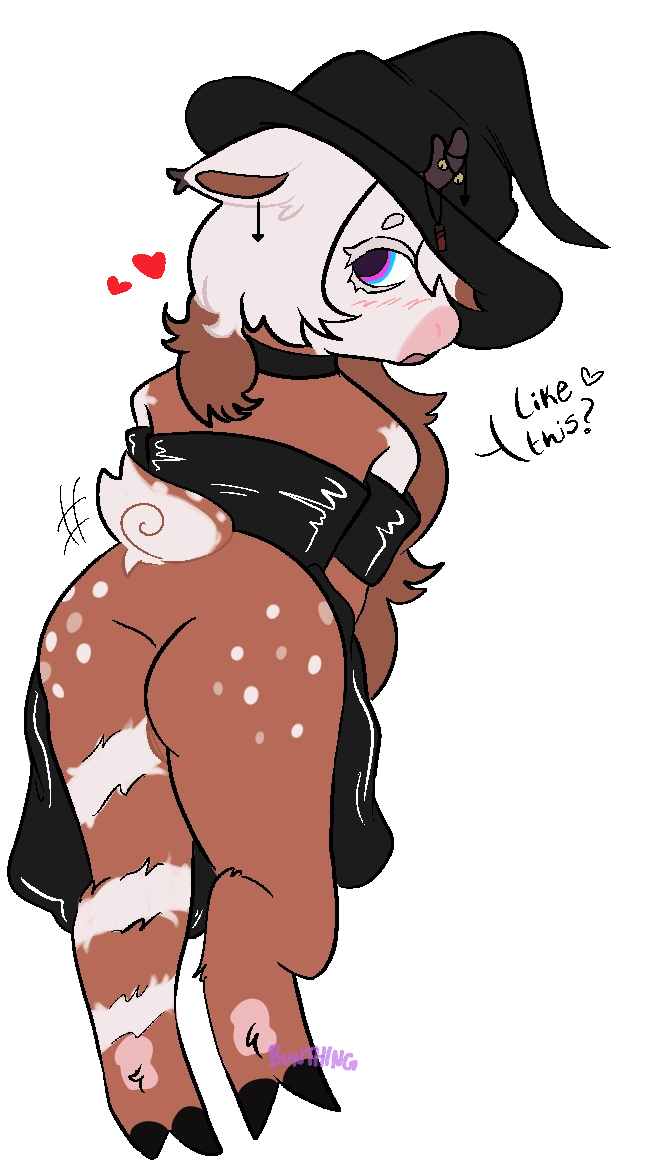 Underage furry presenting ass.