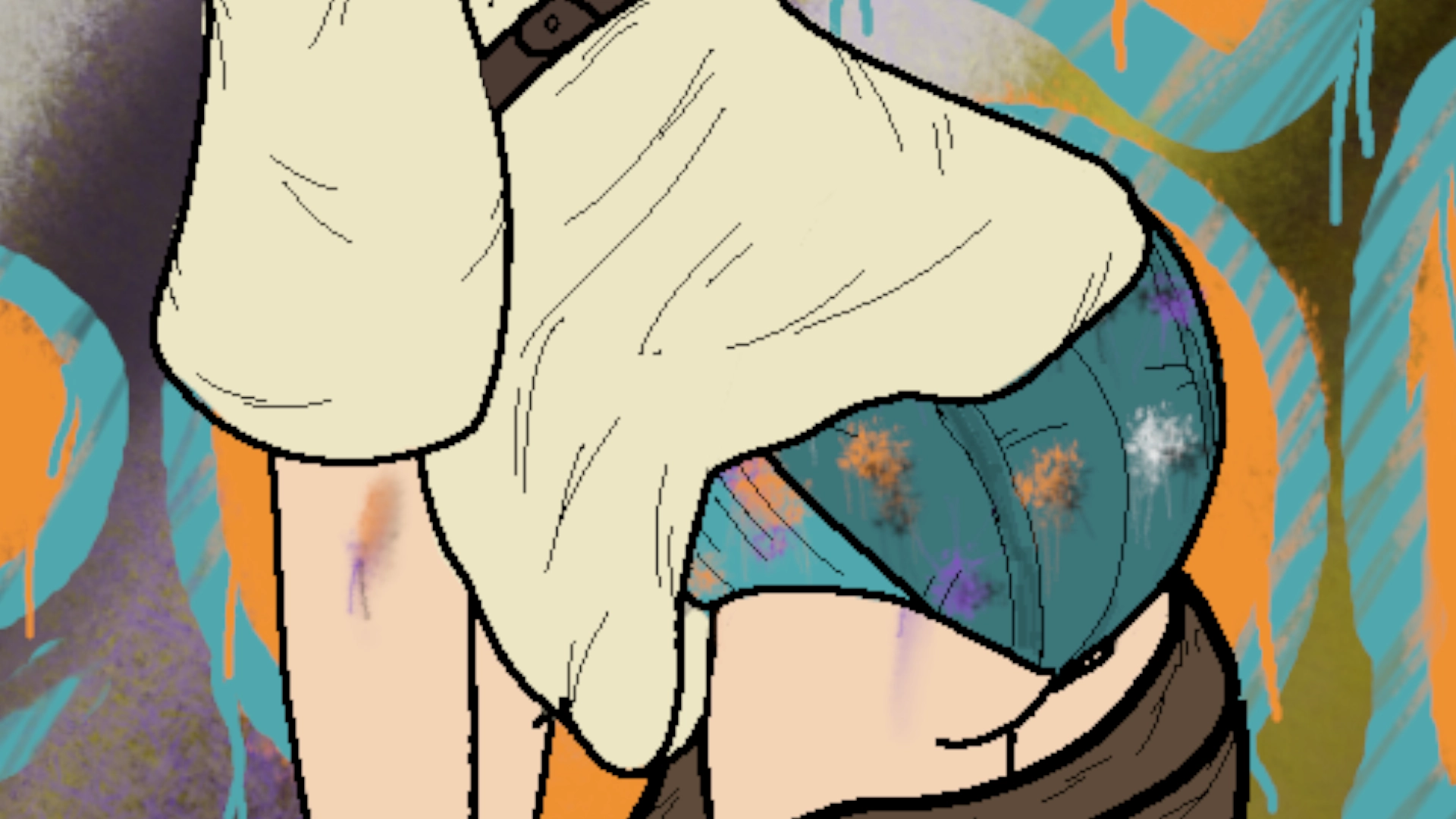 the starting version but a zoom of just the diaperbutt