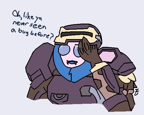 moth in thick armor

"Oh, like ya never seen a bug before?"