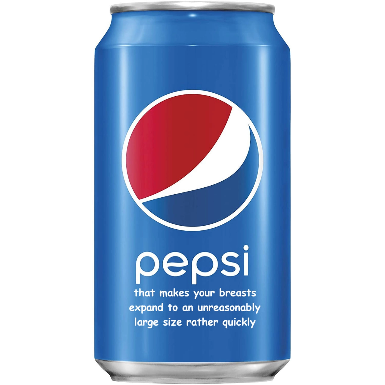 pepsi that makes your breasts expand to an unreasonably large size rather quickly
