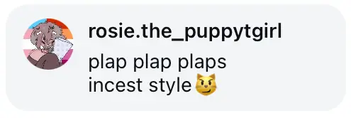rosie the puppy tgirl: plap plap plaps incest style😼