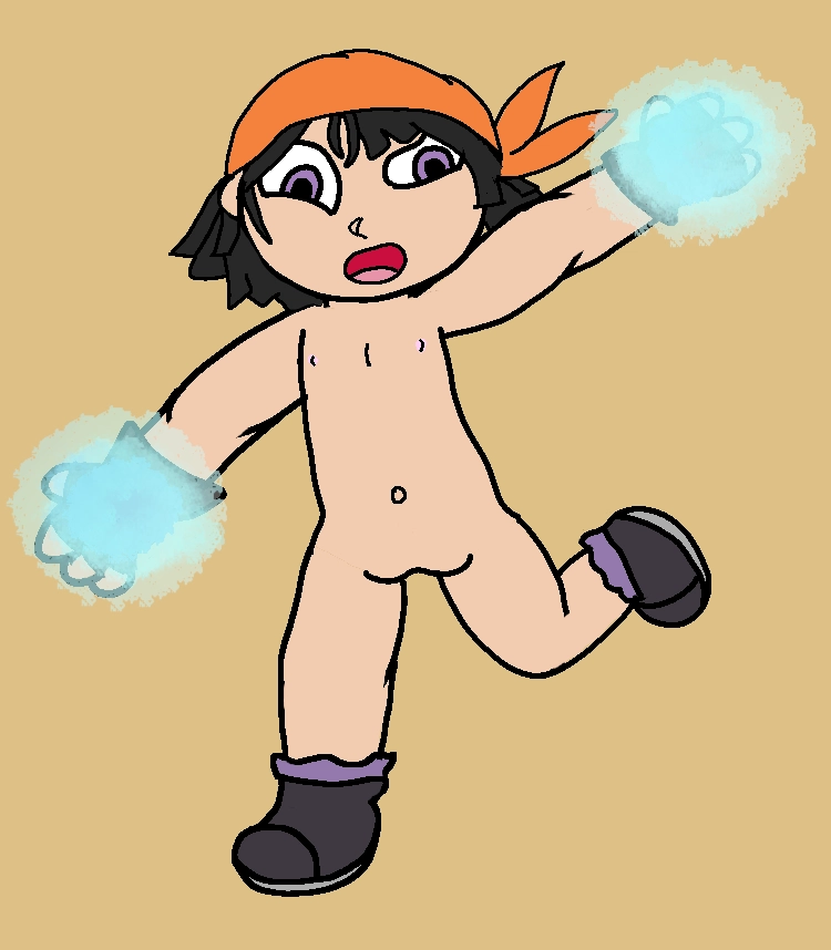 nude alt (although he still has her shoes and gloves on)
