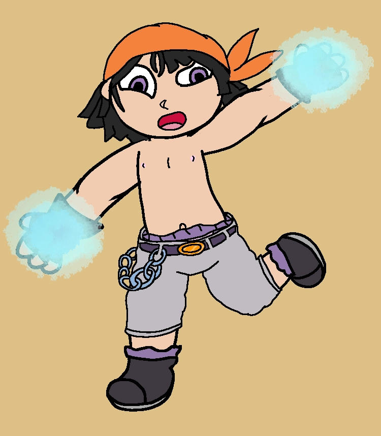 shirtless alt (no bra or undershirt)